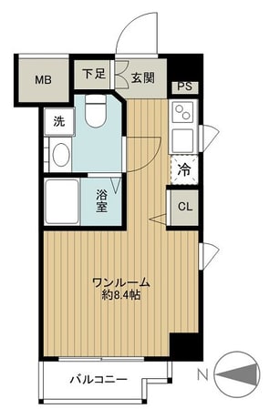 アーバイル三軒茶屋の物件間取画像